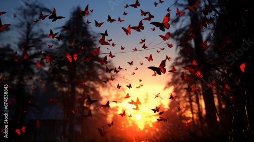 A Person Releasing Butterflies With Messages, Background Images , Hd Wallpapers, Background Image