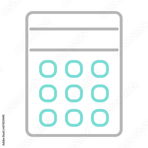 Obraz na płótnie Calculator w salonie