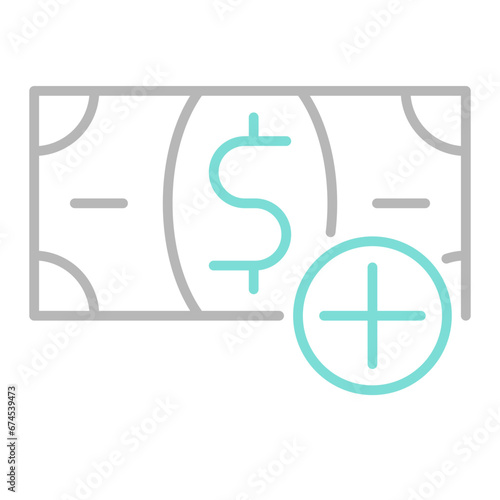 Obraz na płótnie Add money w salonie