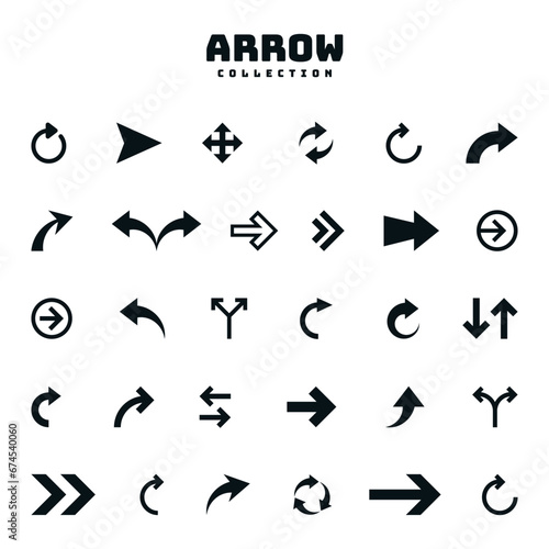 Collection Of Various Flat Arrows
