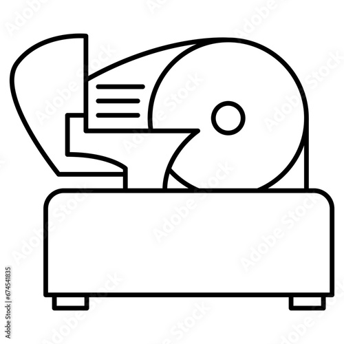 Fotografija meat slicer icon