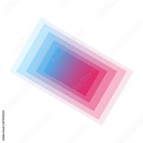 Abstract Blurred Gradient Vector Art