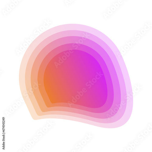 Abstract Blurred Gradient Vector Art