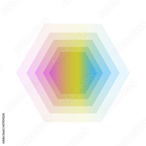 Abstract Blurred Gradient Vector Art