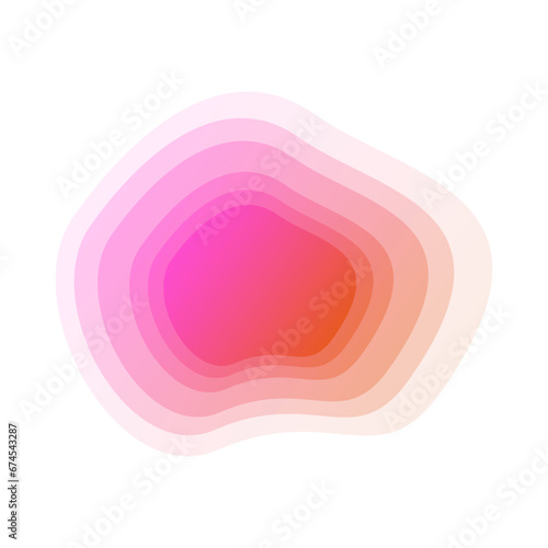 Abstract Blurred Gradient Vector Art