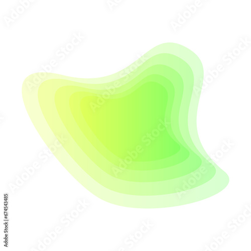 Abstract Blurred Gradient Vector Art
