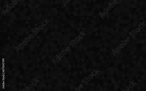 Abstract background pattern, triangle shape and diamond shape. Black color gradient, elegant style. Vector illustration.