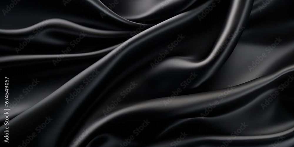 black satin background, AI generated