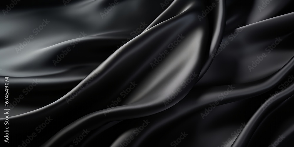 black satin background, AI generated black satin background, AI generated