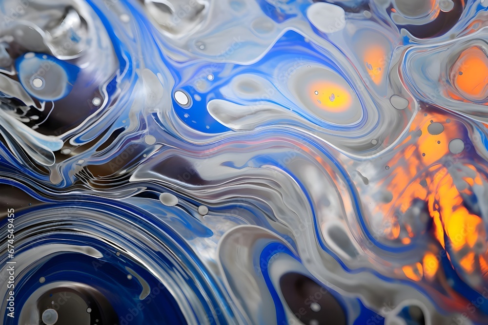 Psychedelic Abstract Formed by Soap Bubble Reflecting Light. Psychedelic Abstract Formed by Soap Bubble Reflecting Light.