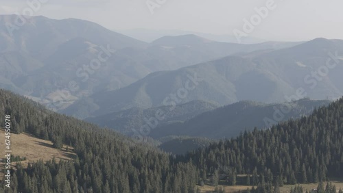 Mountins, forest from dron shoot