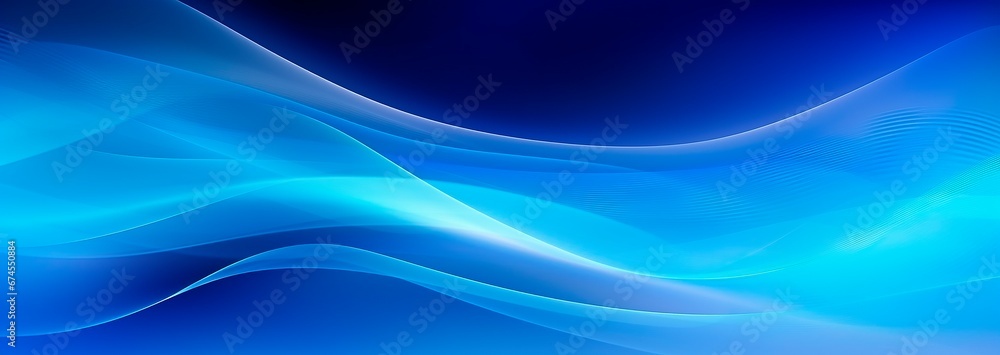 abstract blue wave background, Digital technology blue rhythm horizontal banner wallpaper graphic poster web page abstract blue wave background, Digital technology blue rhythm horizontal banner wallpaper graphic poster web page