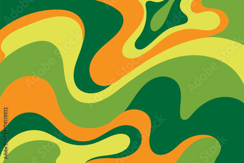 Psychedelic swirl acid wave rainbow line backgrounds in 1970s 1960s hippie style. y2k wallpaper patterns retro vintage 70s 60s groove. psychedelic poster background