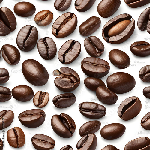 coffee beans isolated on white background © StellarK