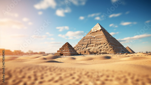 Egyptian pyramides.  photo