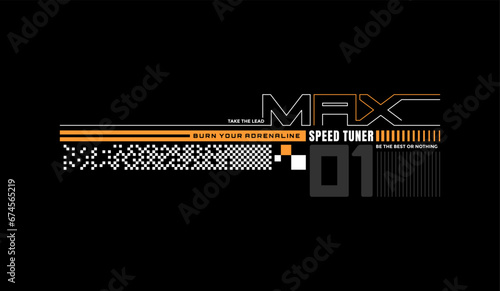 Maximum torque, abstract typography motivational quotes modern design slogan. Vector illustration graphics for print t shirt, apparel, background, poster, banner, postcard or social media content.