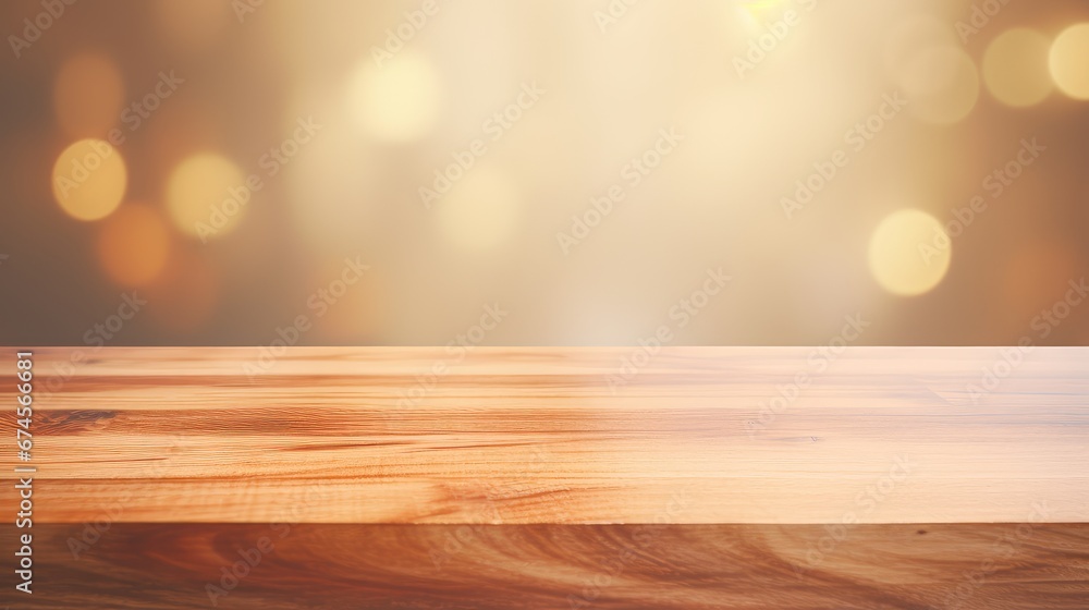 color blurry wood surface background illustration banner fashion, bright brochure, toffee tan color blurry wood surface background - obrazy, fototapety, plakaty 