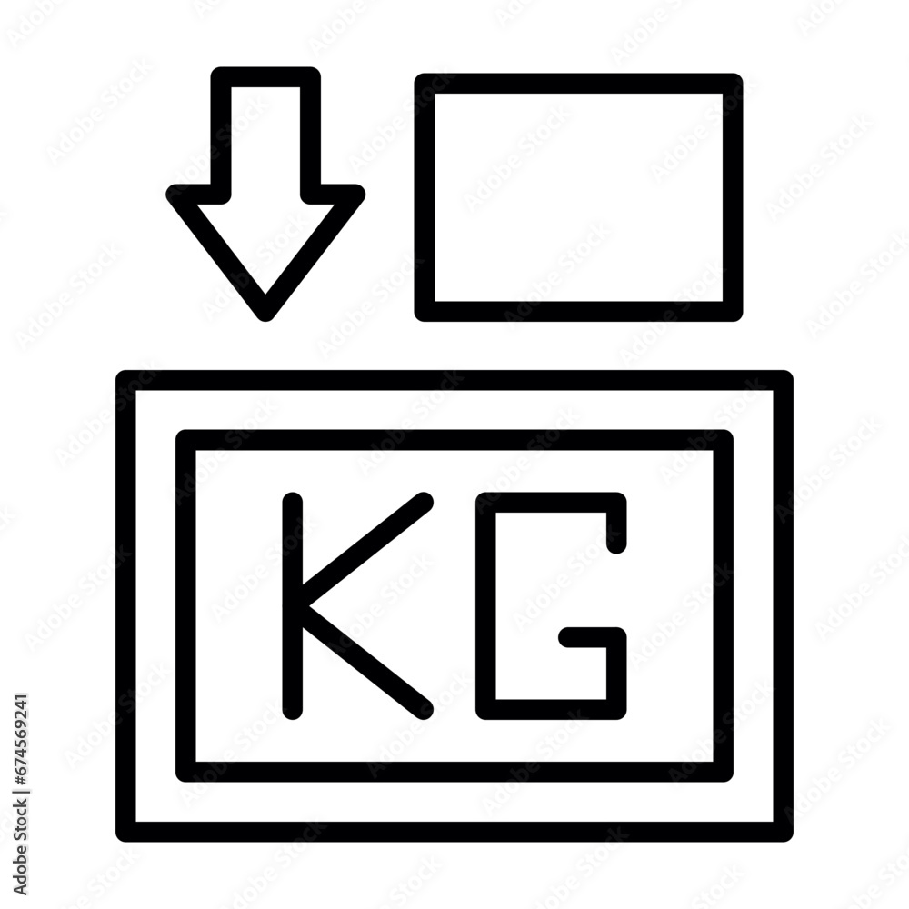 Weight Icon Weight Icon
