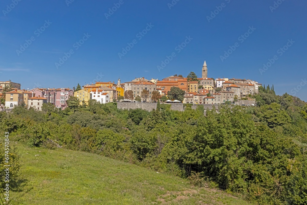Picture of the historic town of Labin on the Croatian peninsula of Istria in summer