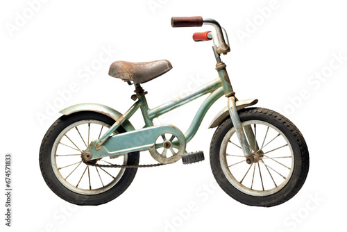 Boys Bicycle -on Transparent background