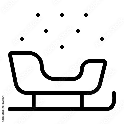 sled line icon