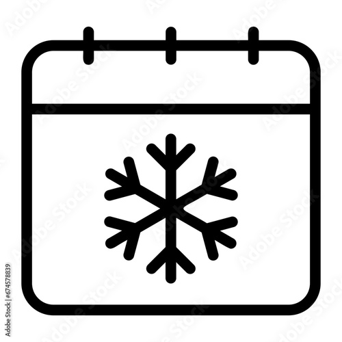 winter line icon