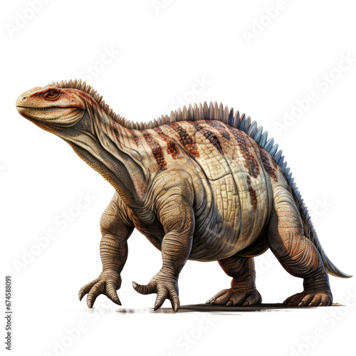 Majestic Amargasaurus Portrait, on transparent background © Yasir