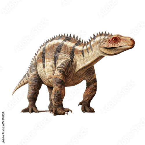 Amargasaurus in a Realistic Setting  on transparent background