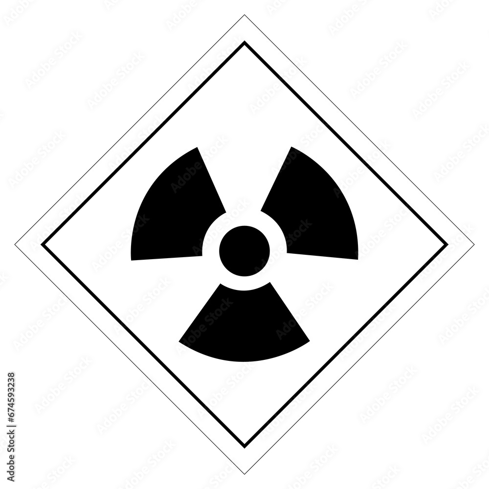 Radiation Traditional Hazard Symbol Sign,Vector Illustration, Isolated On White Background Icon. EPS10 Radiation Traditional Hazard Symbol Sign,Vector Illustration, Isolated On White Background Icon. EPS10