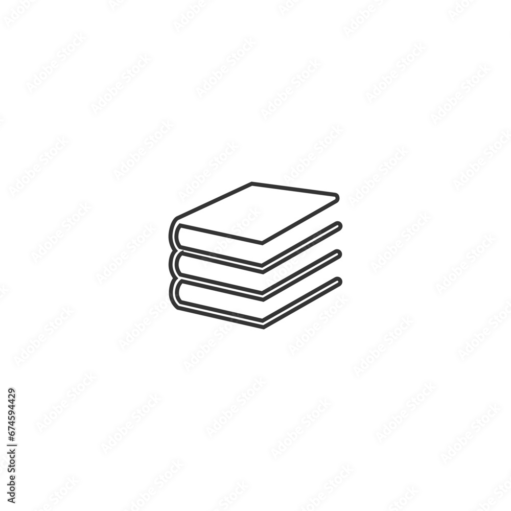 Book icon isolated on white background. Vector Book icon isolated on white background. Vector