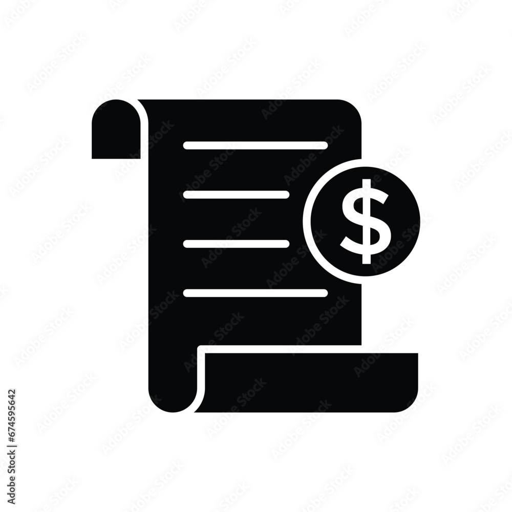 bill icon vector design template simple and clean bill icon vector design template simple and clean