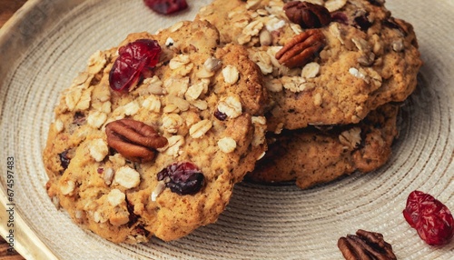 oatmeal cookies with nuts