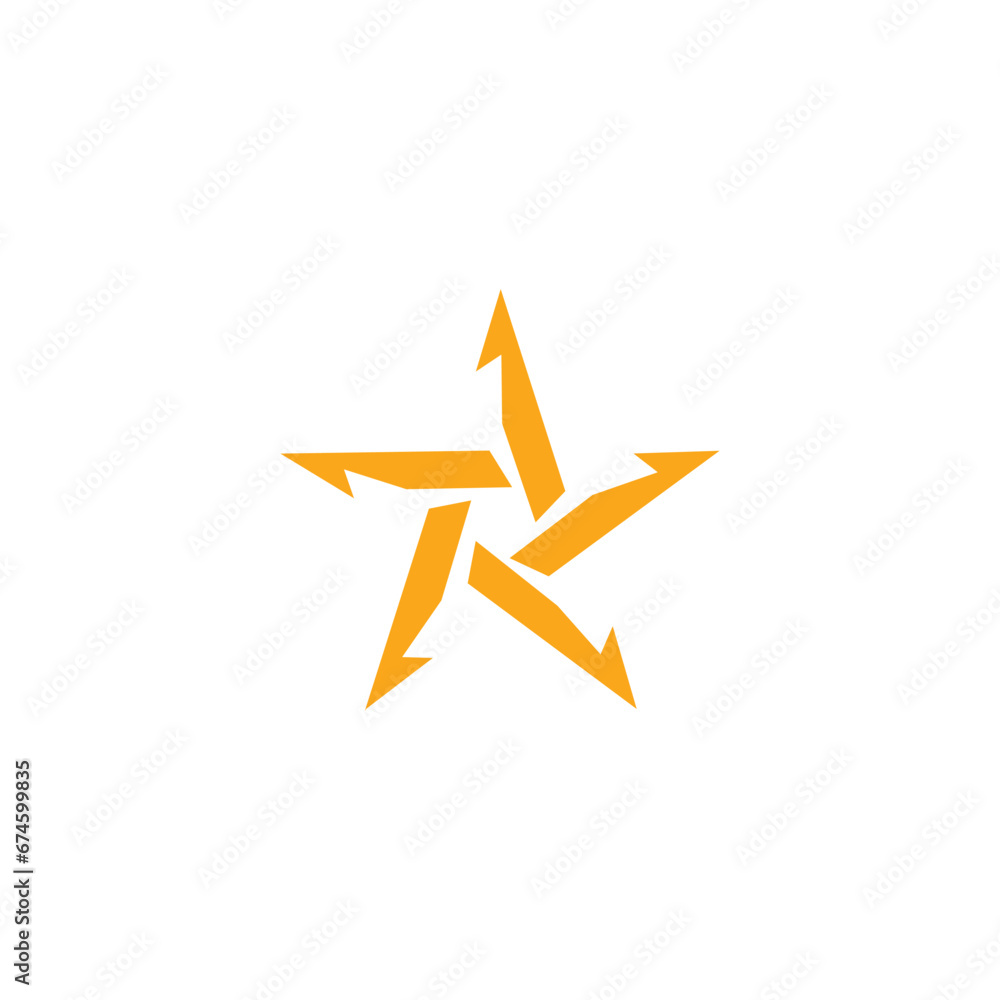 Vector star logo vector design template Vector star logo vector design template