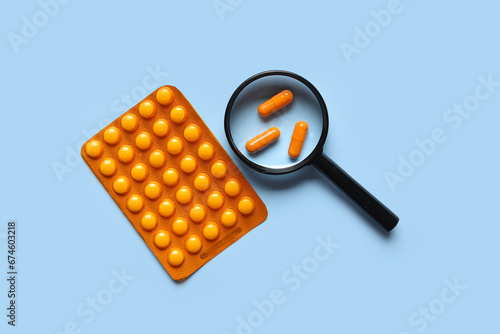 Magnifier with different pi...