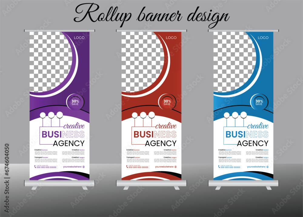 A simple unique Roll up Banner for all kind of business and corporate purpose usages. This banner is easy to edit, modify and customizeable. All files are arranged, editable and easy to access.
A simple unique Roll up Banner for all kind of business and corporate purpose usages. This banner is easy to edit, modify and customizeable. All files are arranged, editable and easy to access.