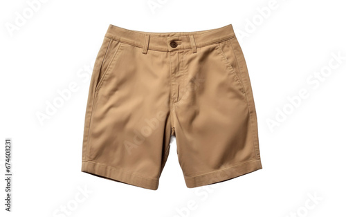 Fabulous Button Fly Shorts Isolated On Transparent Background PNG.