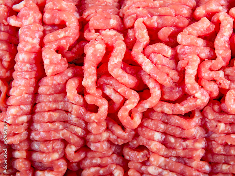 Minced meat full frame close up background Minced meat full frame close up background