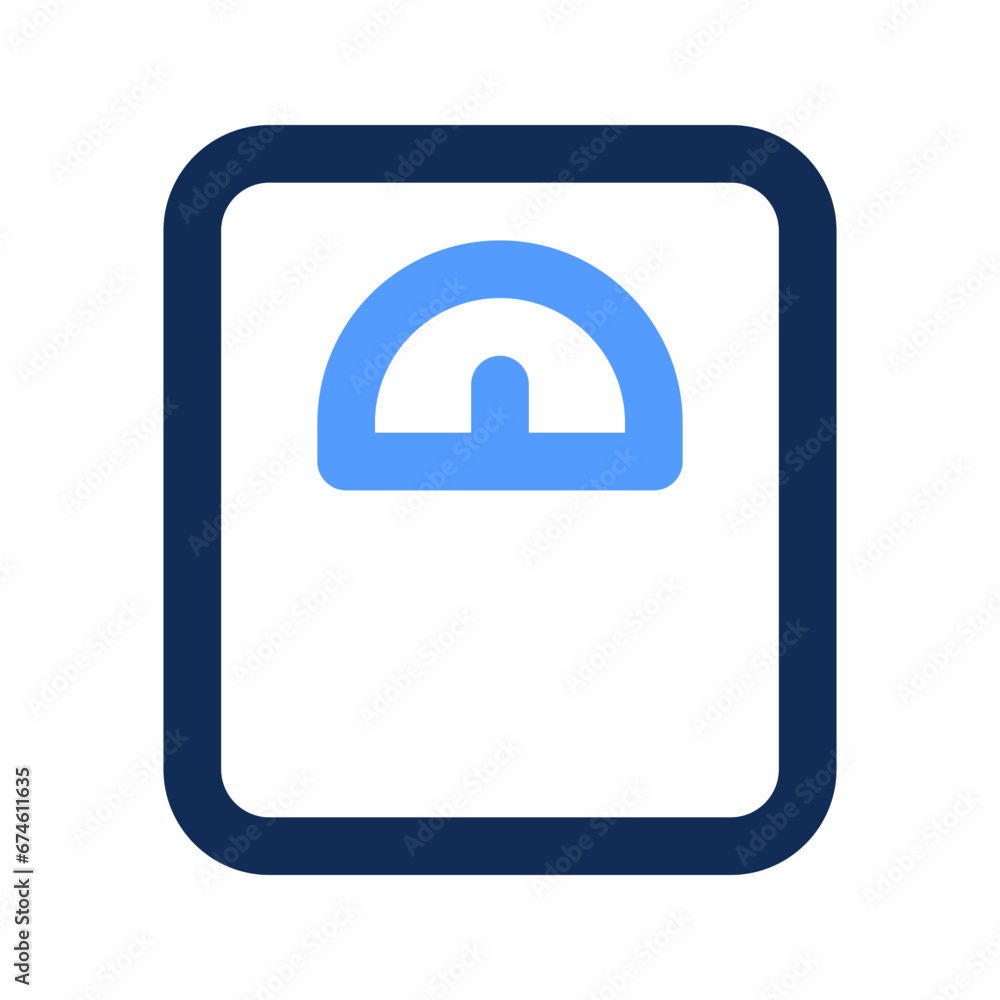 weight scale outline color icon weight scale outline color icon