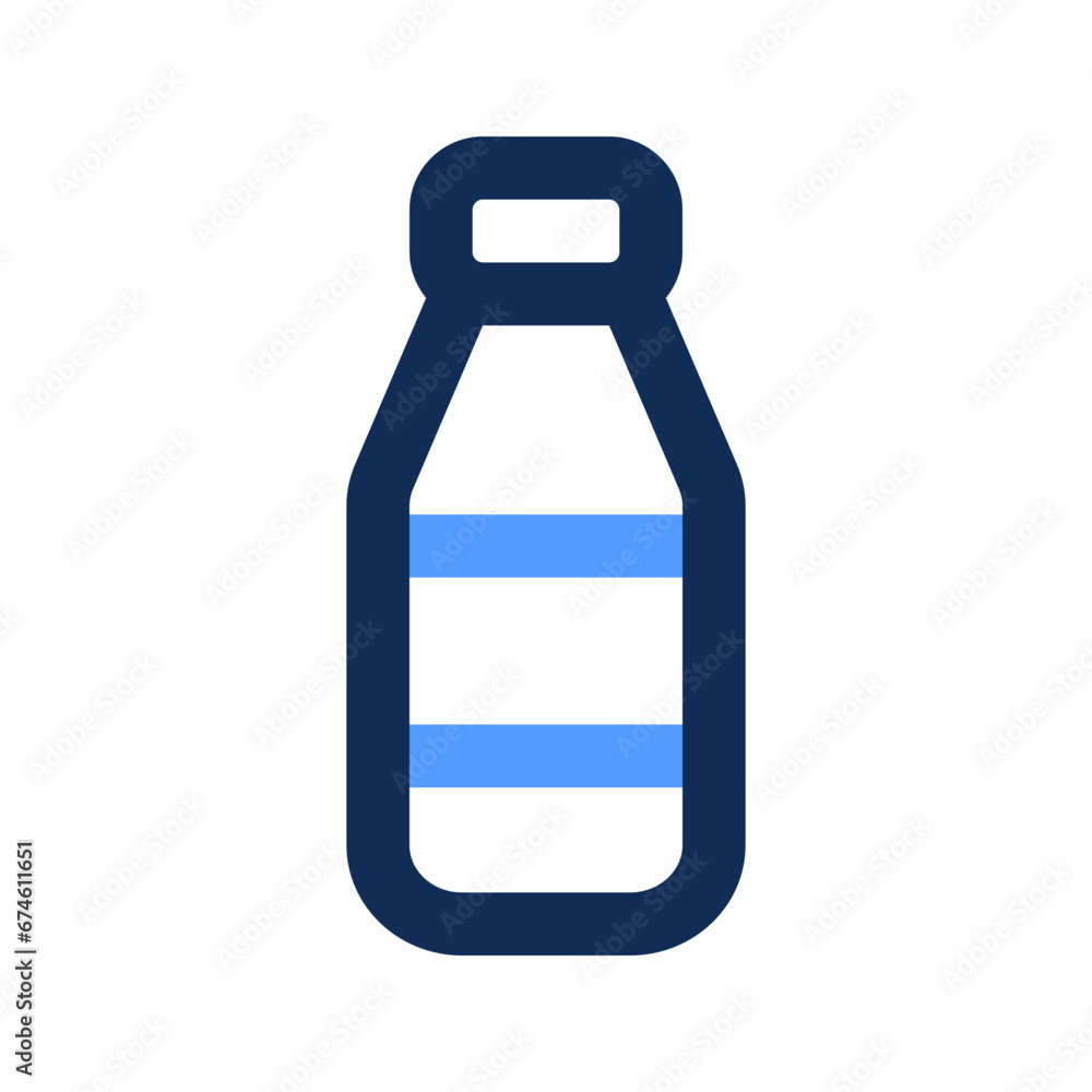 water bottle outline color icon water bottle outline color icon