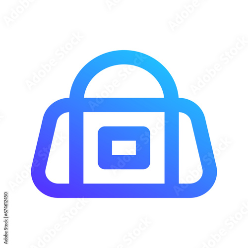 gym bag gradient icon