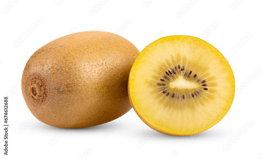 kiwi gold isolated on white background kiwi gold isolated on white background