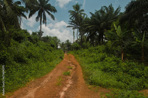 The red African soil, Benin