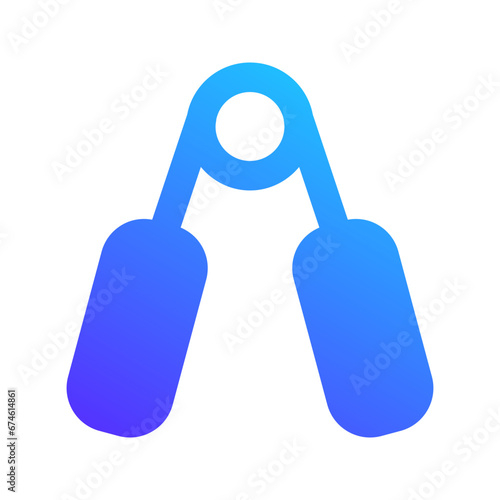 hand grip gradient fill icon