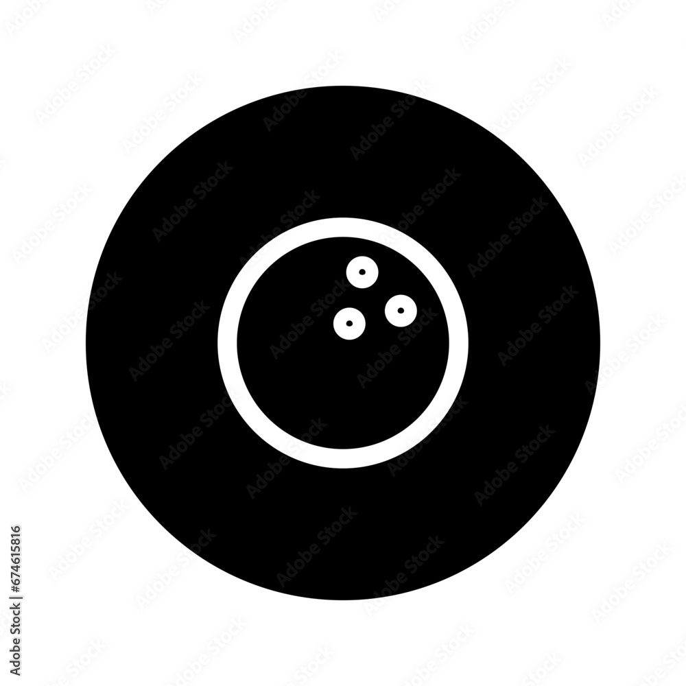 bowling ball line circular icon bowling ball line circular icon