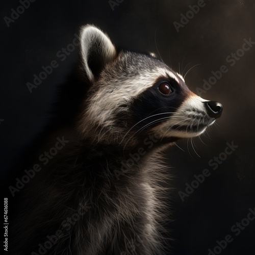 Charming Raccoons: The Delightful Creatures of the Wild © luckynicky25