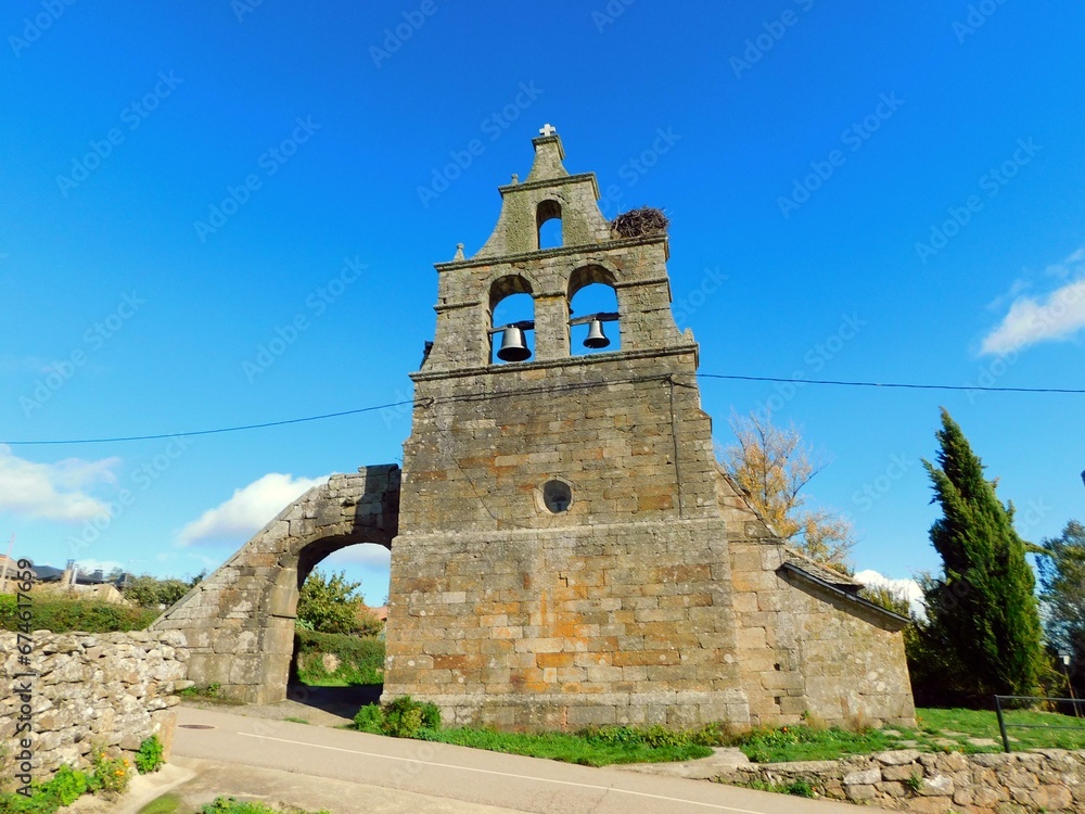 church of Espadañedo in the Zamora province