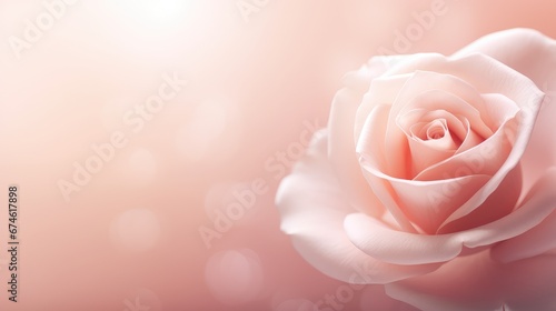 Fototapeta Naklejka Na Ścianę i Meble -  bloom rose flower background close illustration blossom flora, plant petal, floral pink bloom rose flower background close