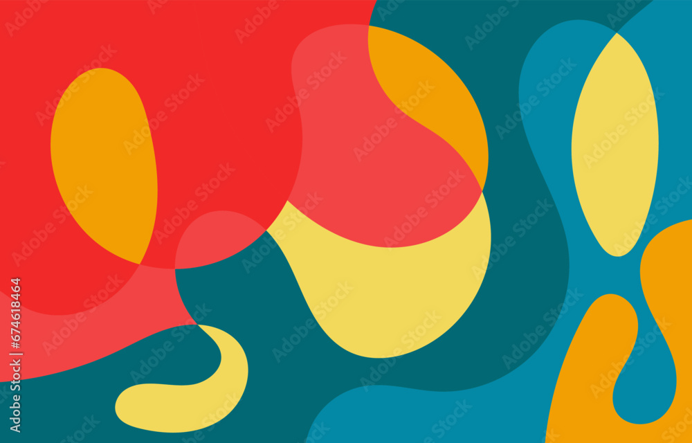 Fototapeta premium Colorful Abstract background design, vector art