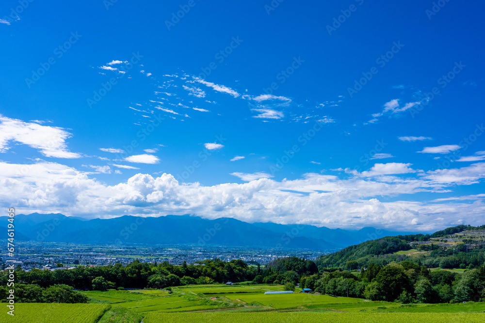 日本の夏の風景 松本市, 長野県