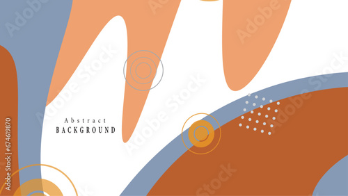 Color gradient background design. Abstract geometric background with liquid shapes. Vector illustration.